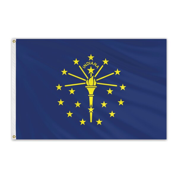 Indiana Outdoor Poly Max Flag 5'x8'